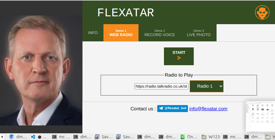Webadio Animation Screenshot