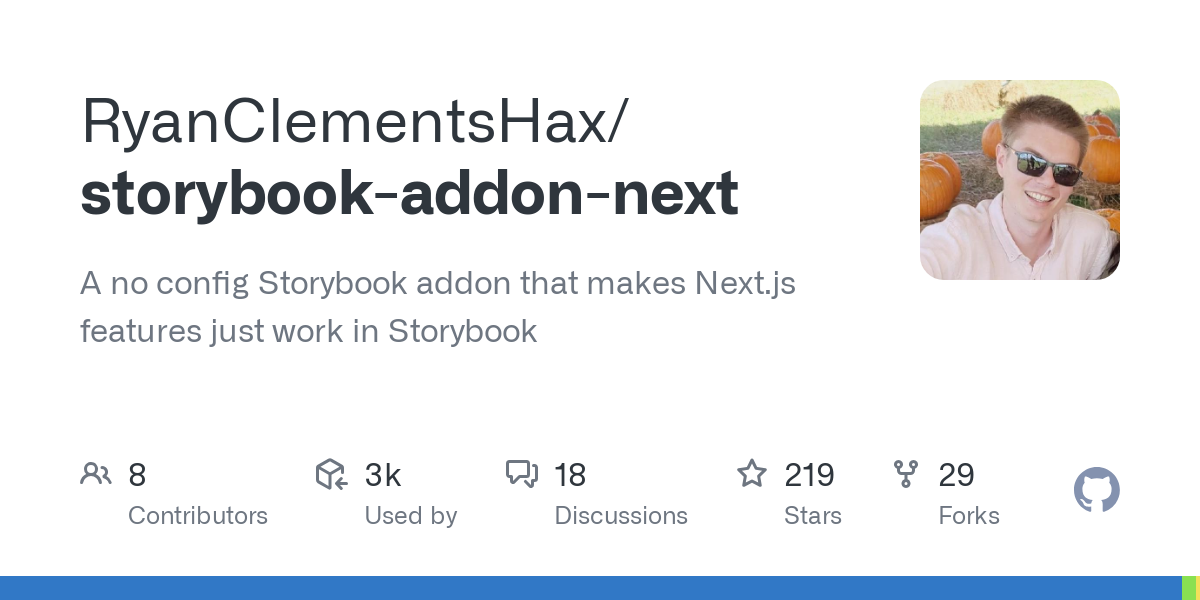 storybook addon next