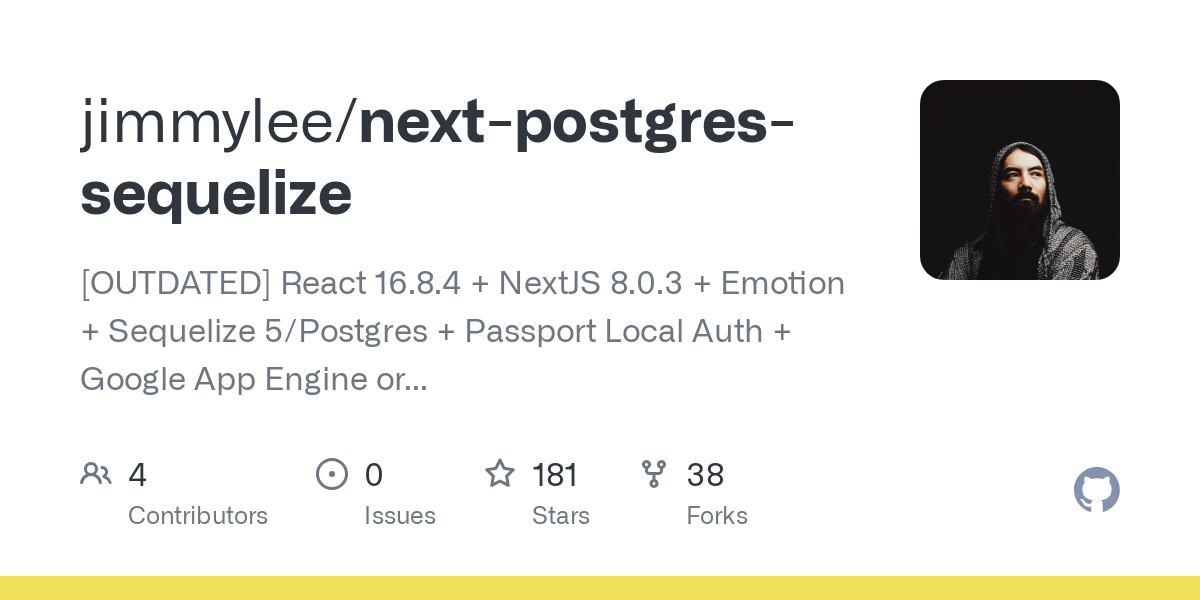 next postgres sequelize
