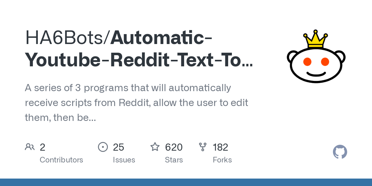 Automatic Youtube Reddit Text To Speech Video Generator and Uploader