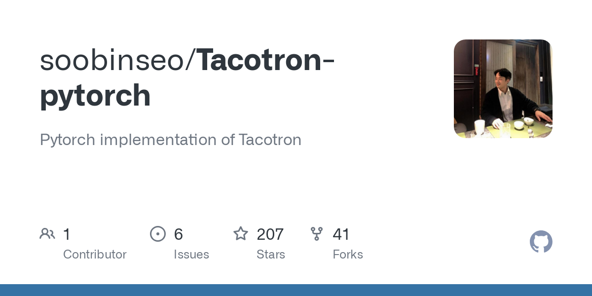 Tacotron pytorch
