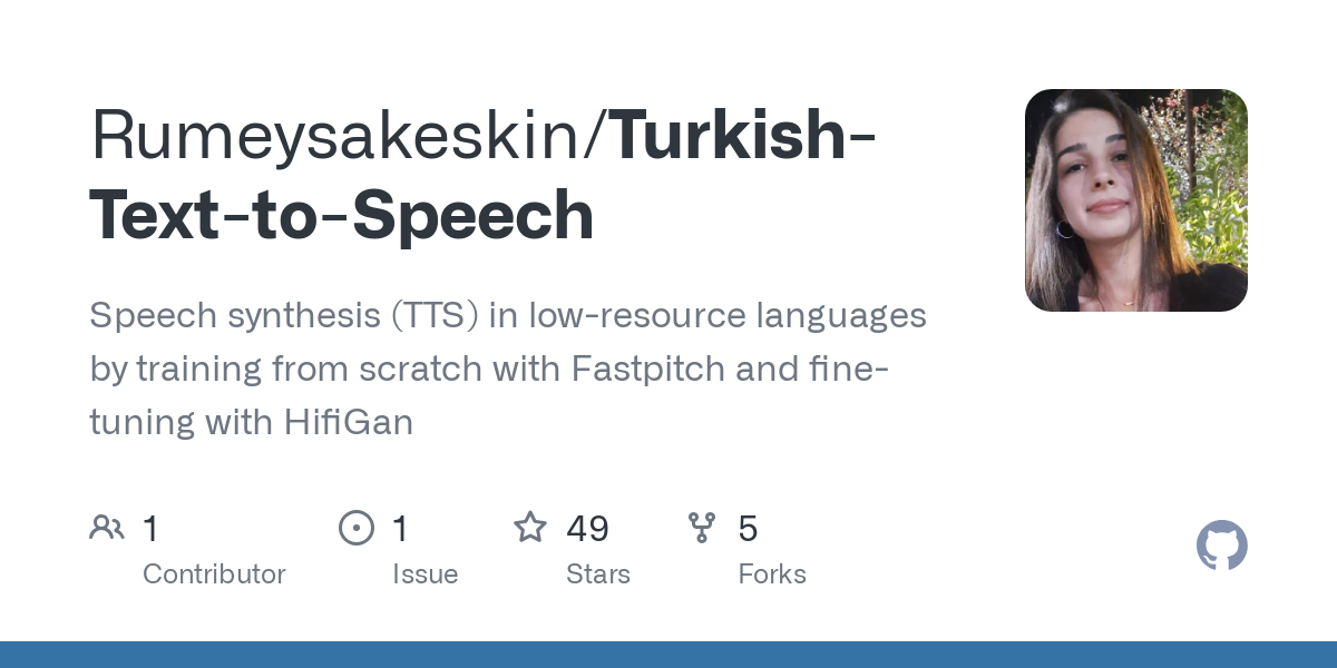 Turkish Text to Speech