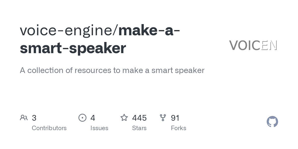 make a smart speaker