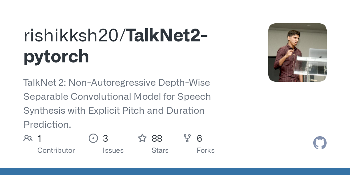 TalkNet2 pytorch