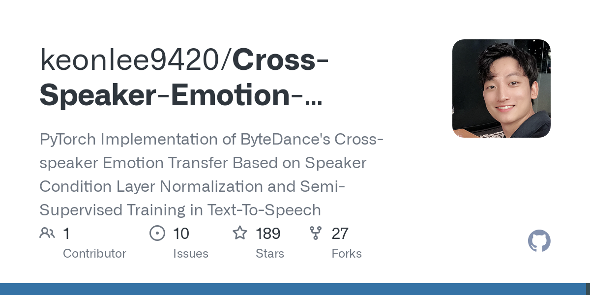 Cross Speaker Emotion Transfer