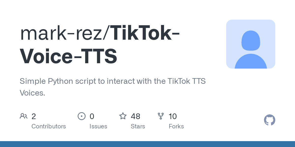 TikTok Voice TTS