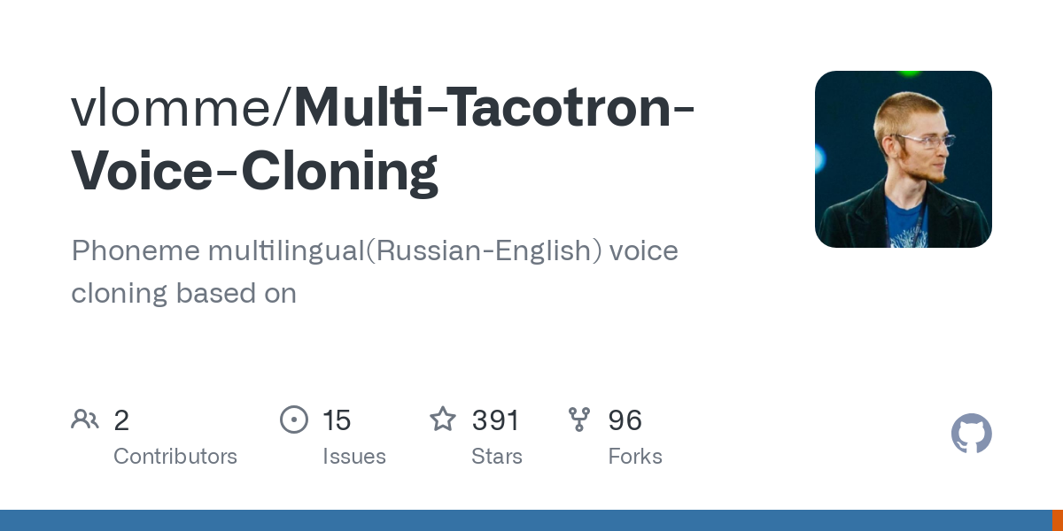 Multi Tacotron Voice Cloning