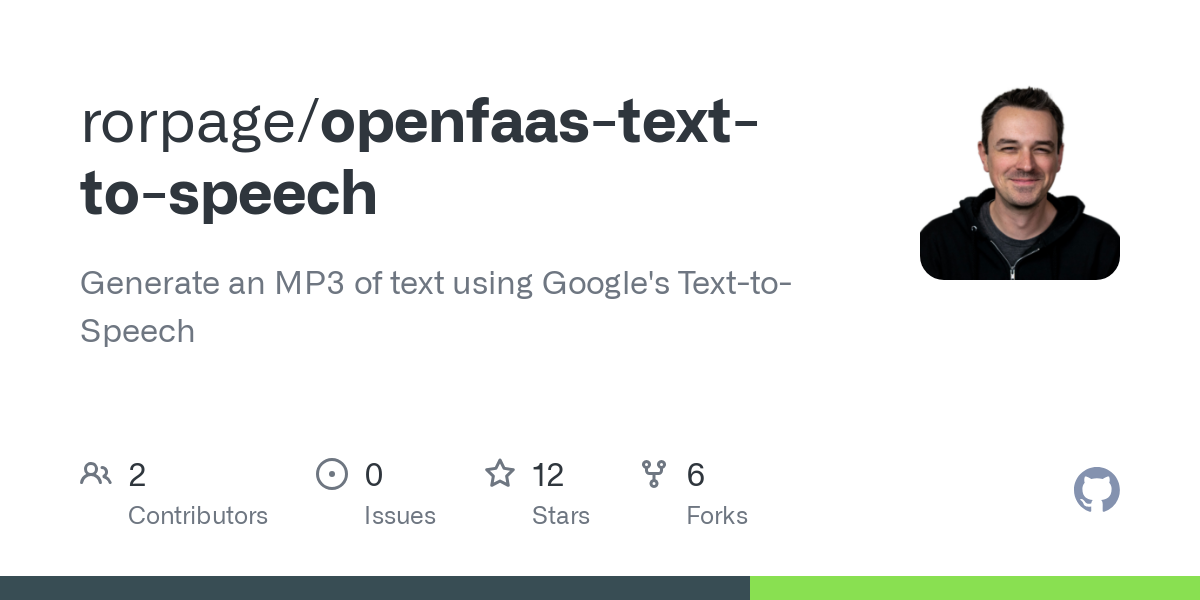 openfaas text to speech