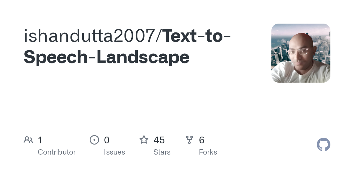Text to Speech Landscape