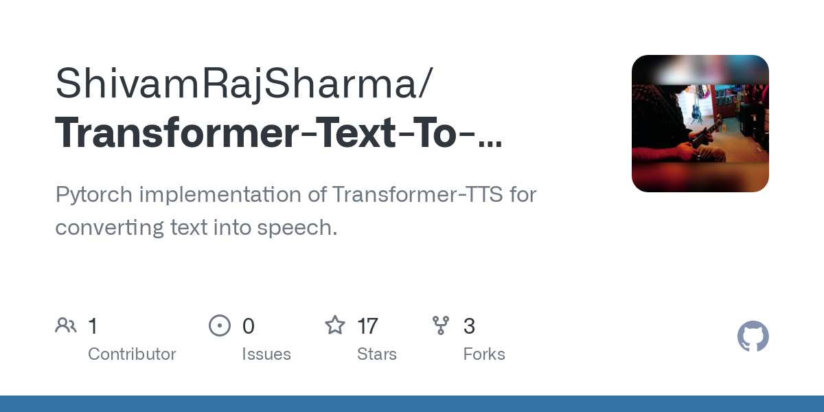 Transformer Text To Speech