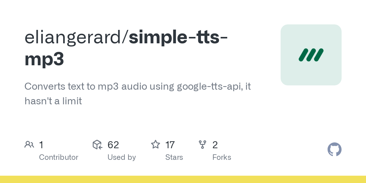 simple tts mp3