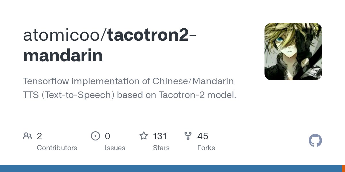 tacotron2 mandarin