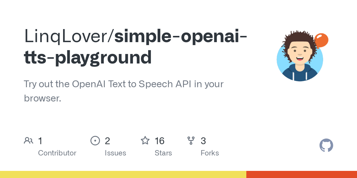 simple openai tts playground