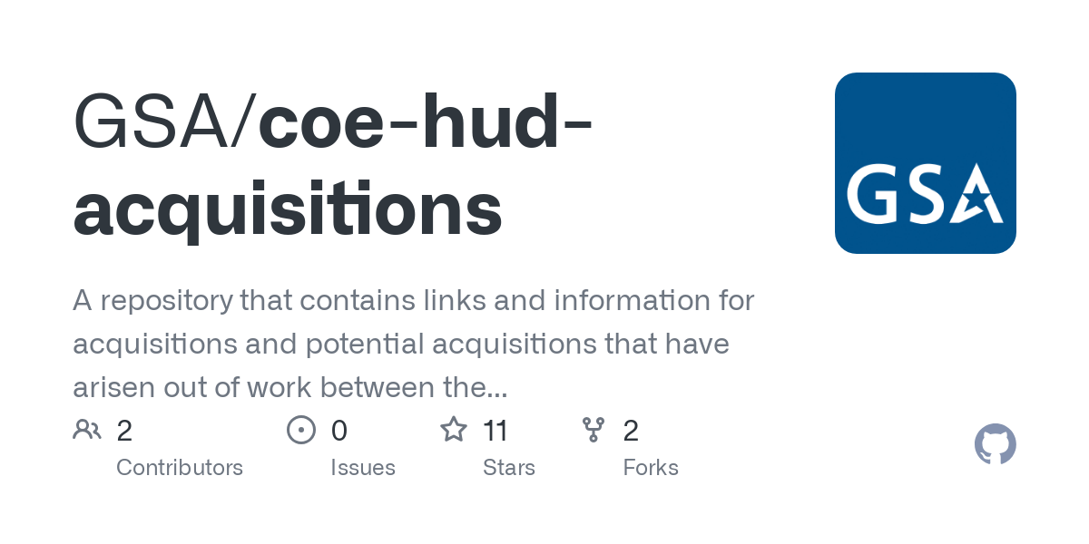 coe hud acquisitions