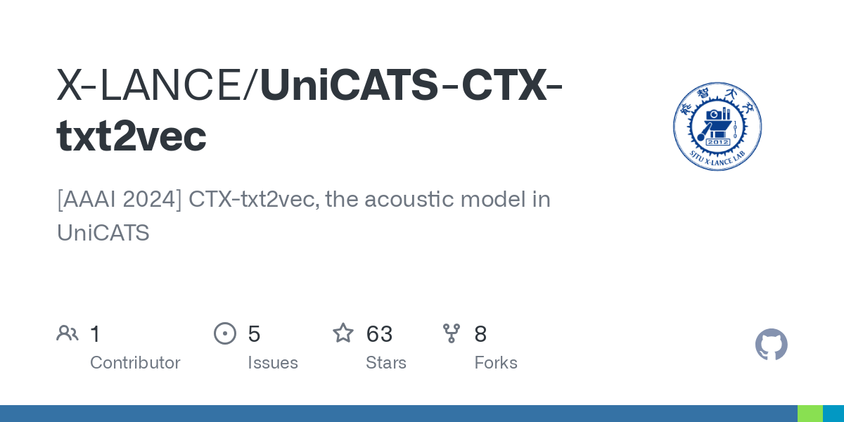 UniCATS CTX txt2vec