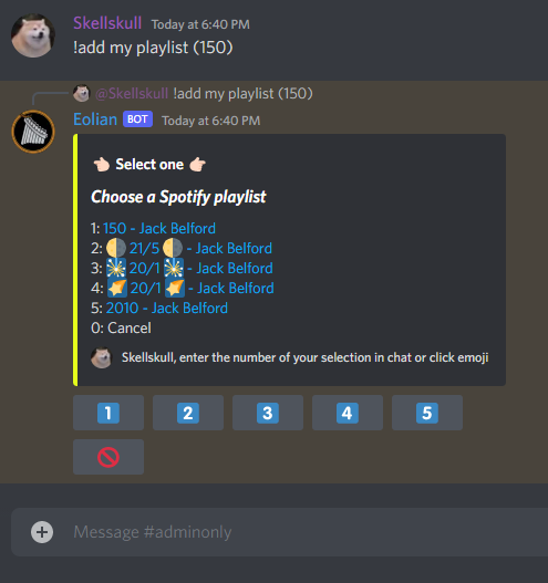Fügen Sie mein Playlist -Beispiel hinzu