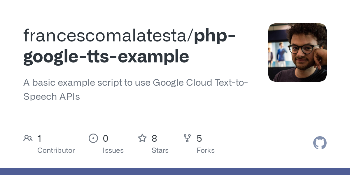 php google tts example