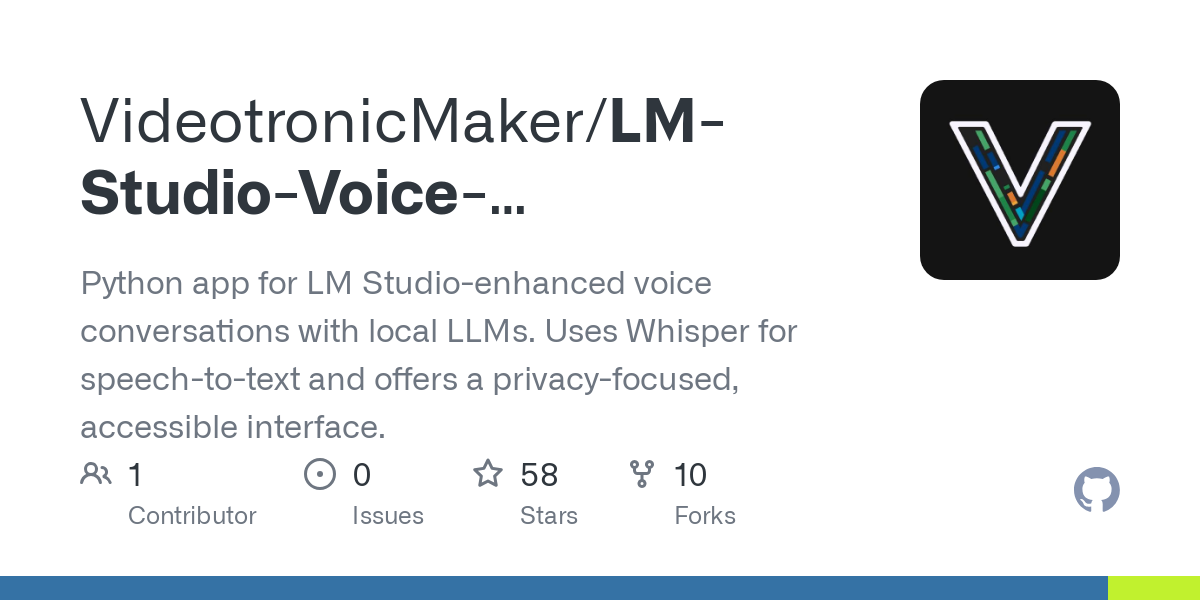 LM Studio Voice Conversation