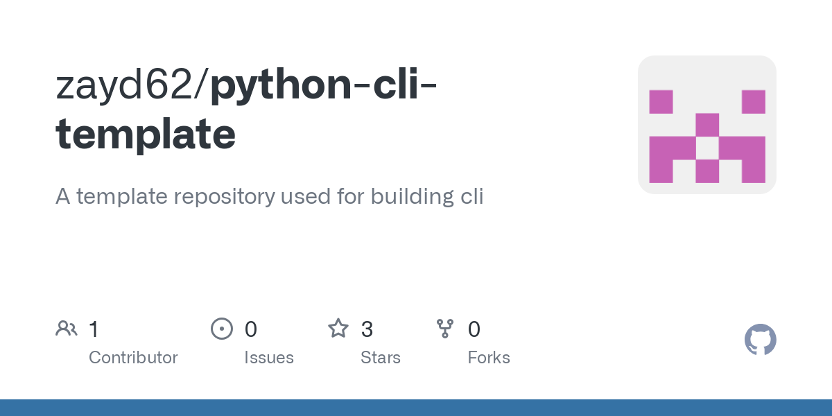 python cli template