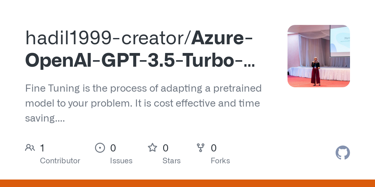 Azure OpenAI GPT 3.5 Turbo fine tuning