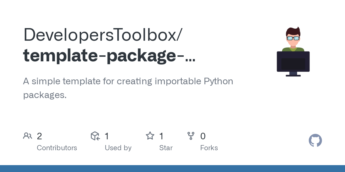 template package importable