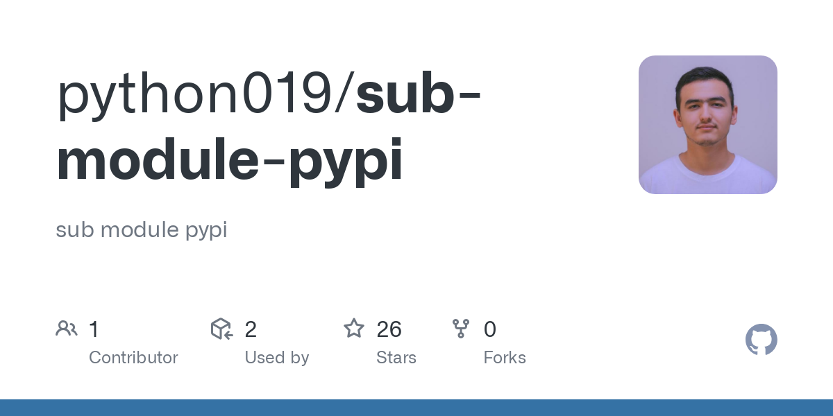 sub module pypi