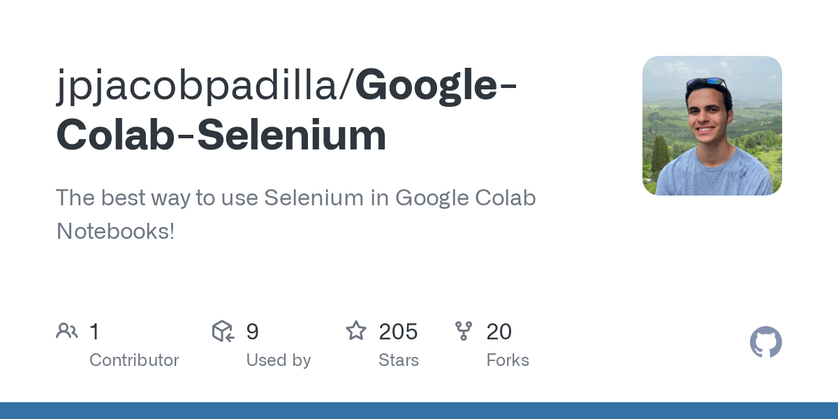 Google Colab Selenium