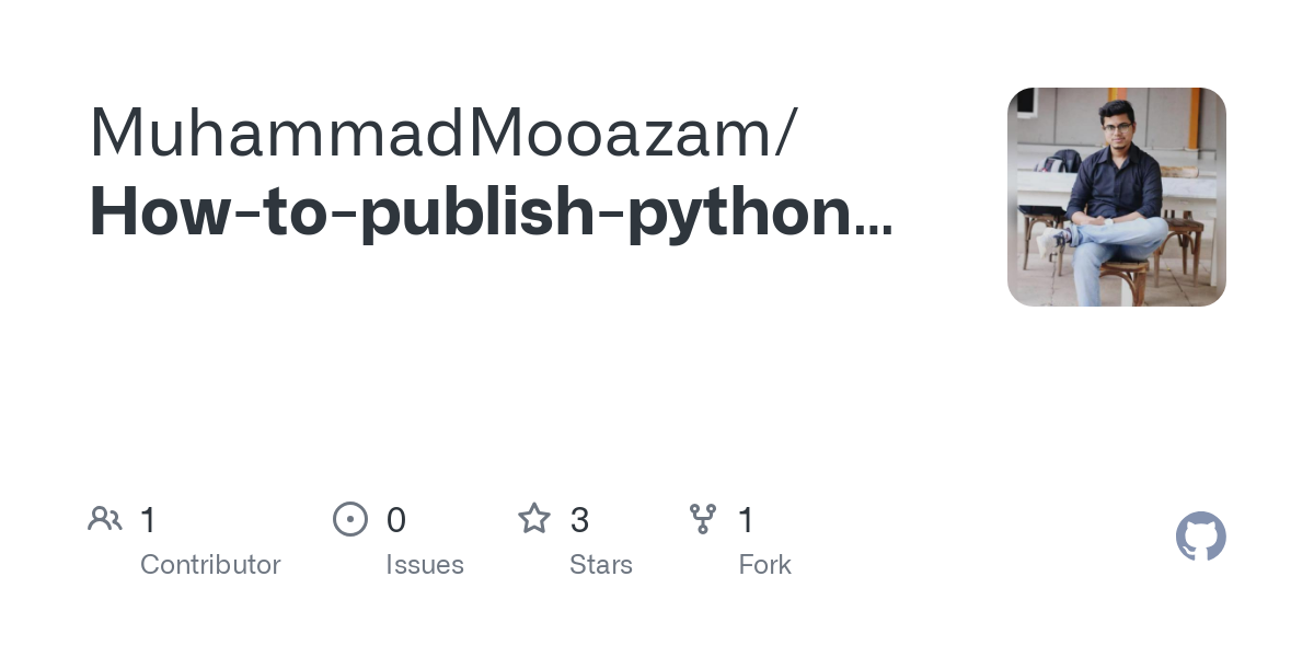 How to publish python package