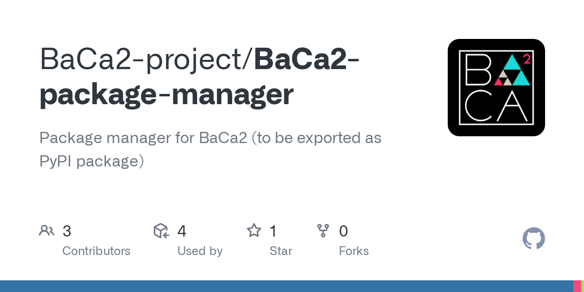 BaCa2 package manager
