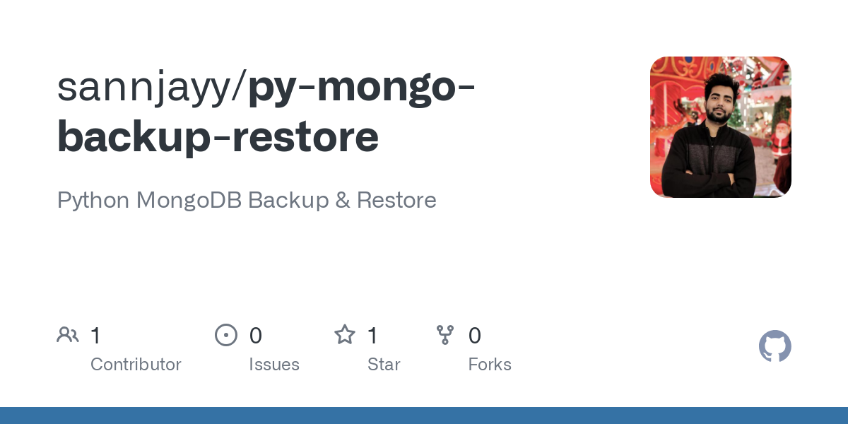py mongo backup restore