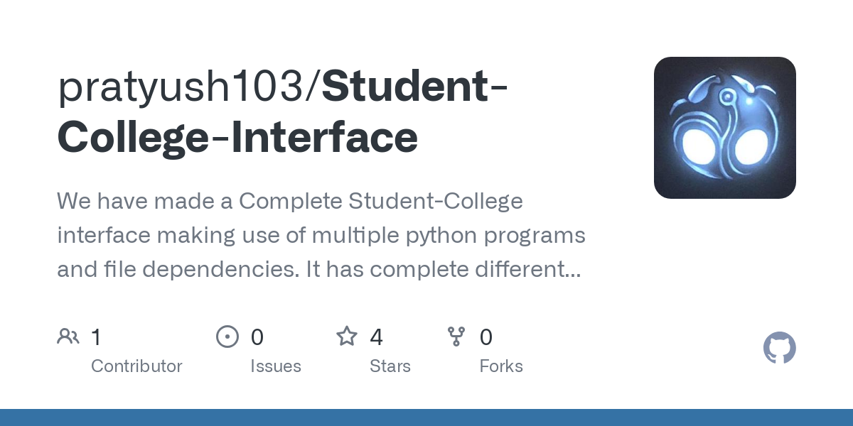 Student College Interface