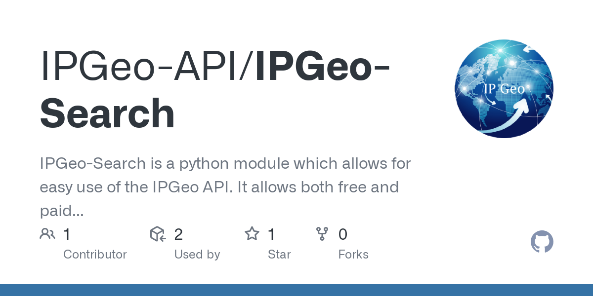 IPGeo Search