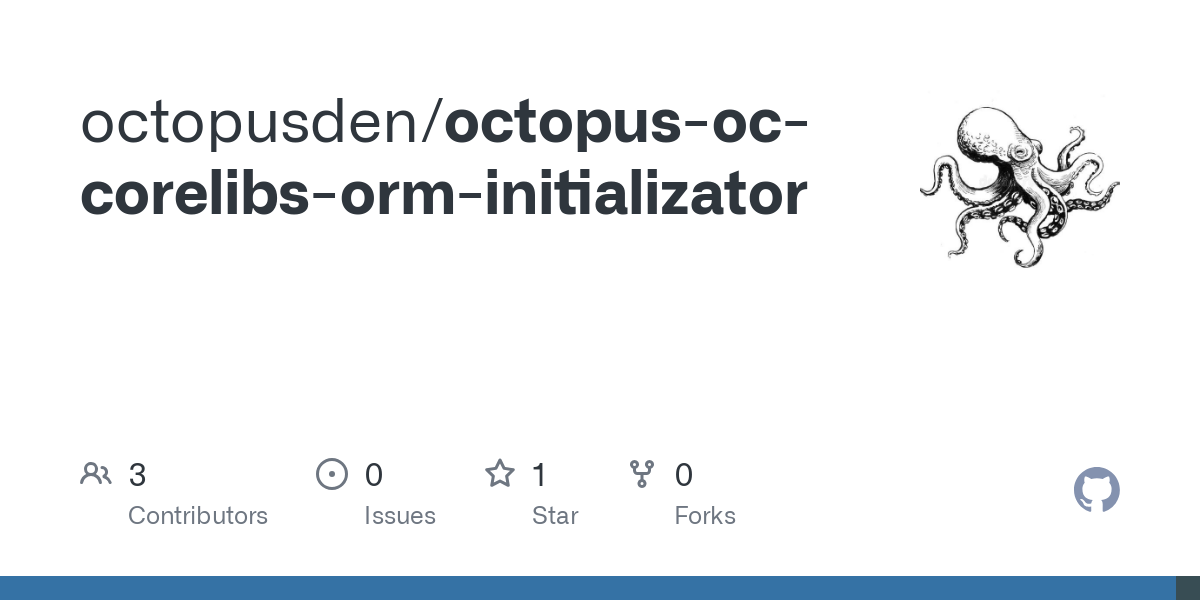 octopus oc corelibs orm initializator