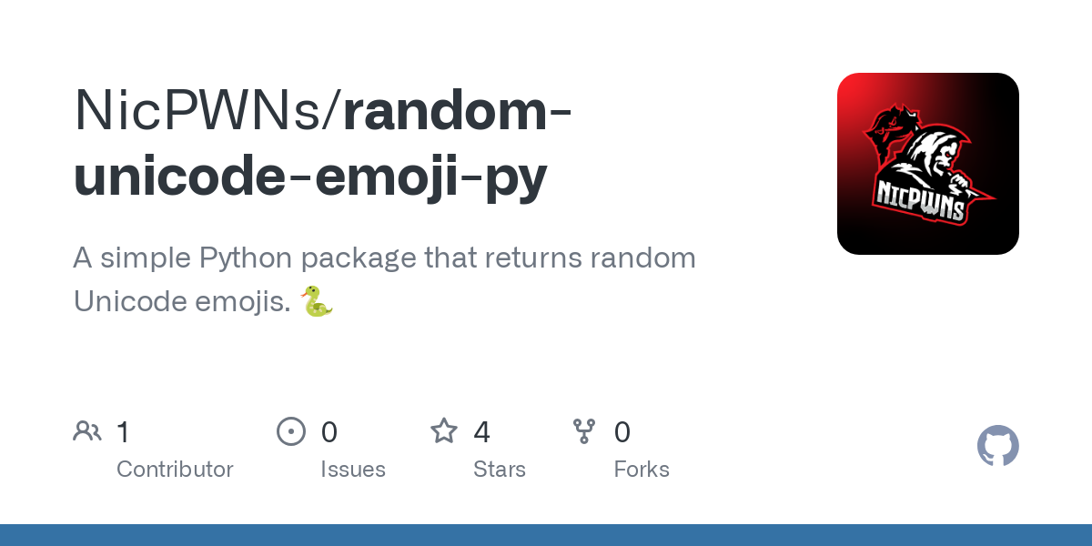 random unicode emoji py