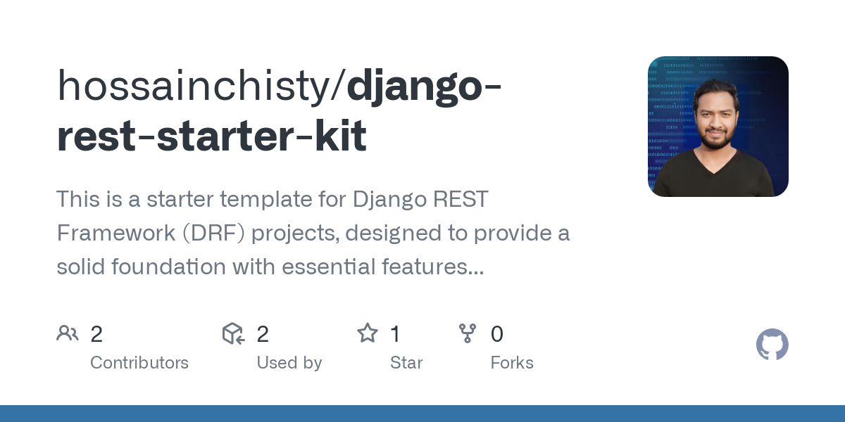 django rest starter kit
