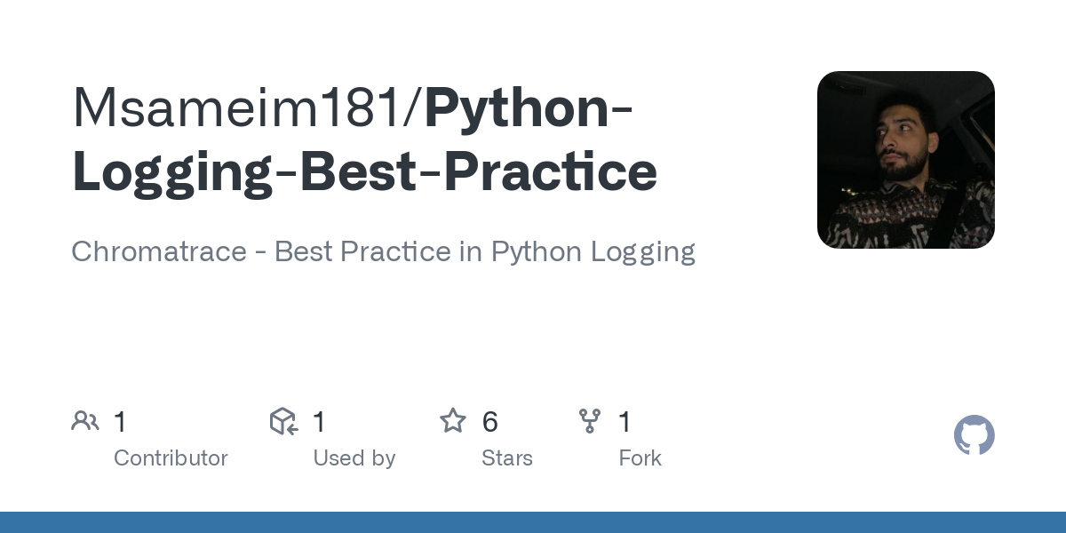 Python Logging Best Practice