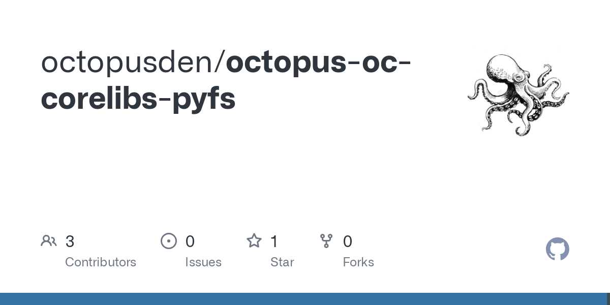 octopus oc corelibs pyfs
