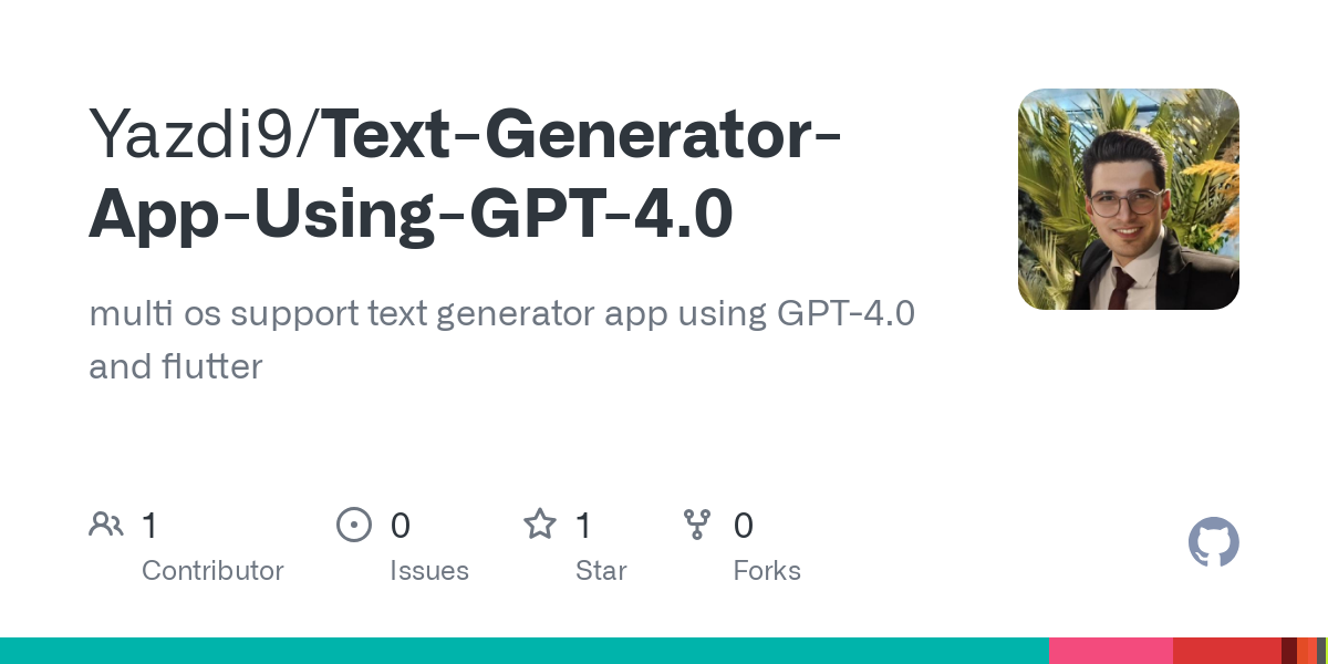 Text Generator App Using GPT 4.0