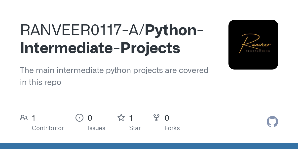 Python Intermediate Projects