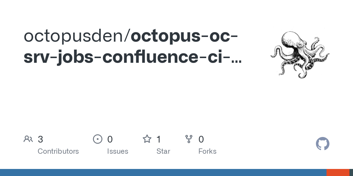 octopus oc srv jobs confluence ci type sync
