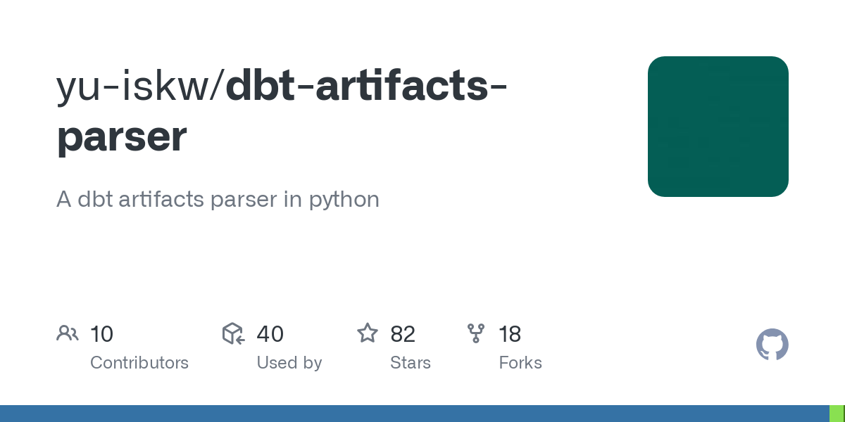 dbt artifacts parser