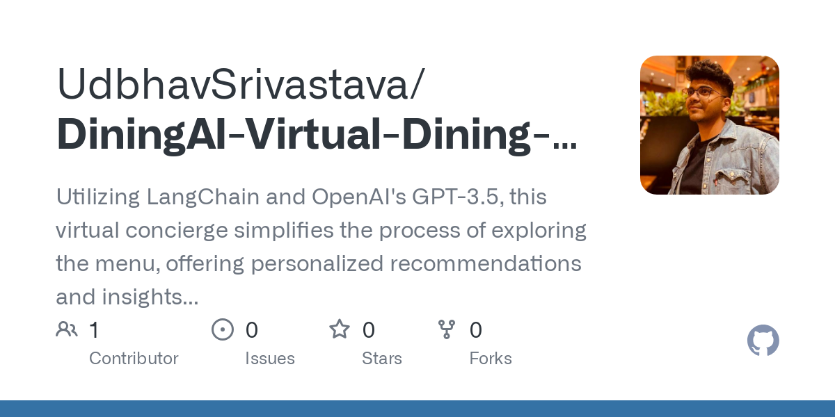 DiningAI Virtual Dining Companion