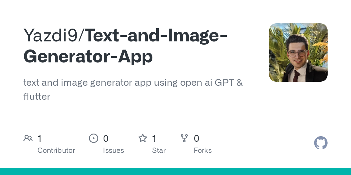 Text and Image Generator App