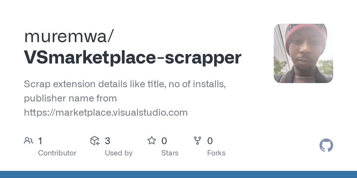 VSmarketplace scrapper