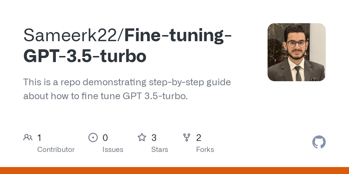 Fine tuning GPT 3.5 turbo