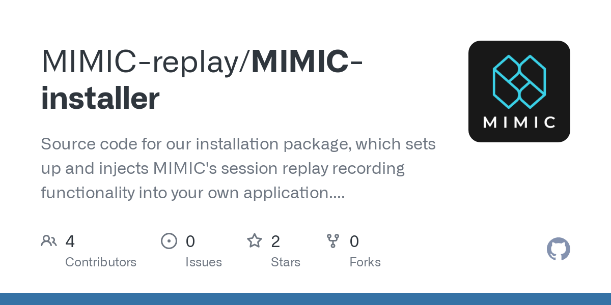 MIMIC installer