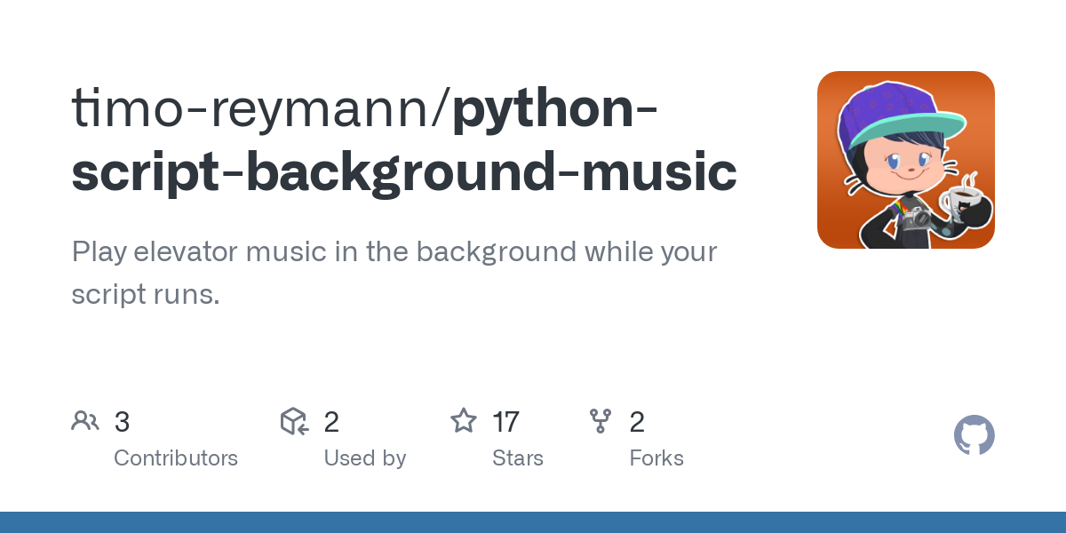 python script background music