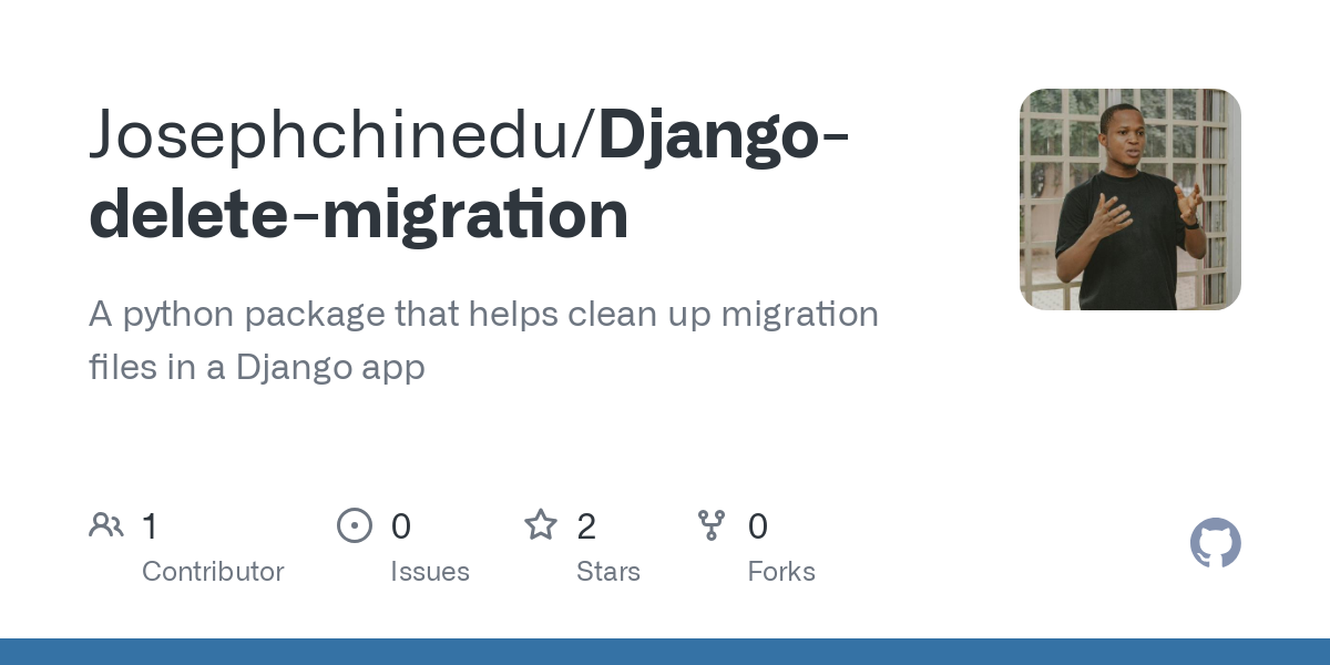 Django delete migration
