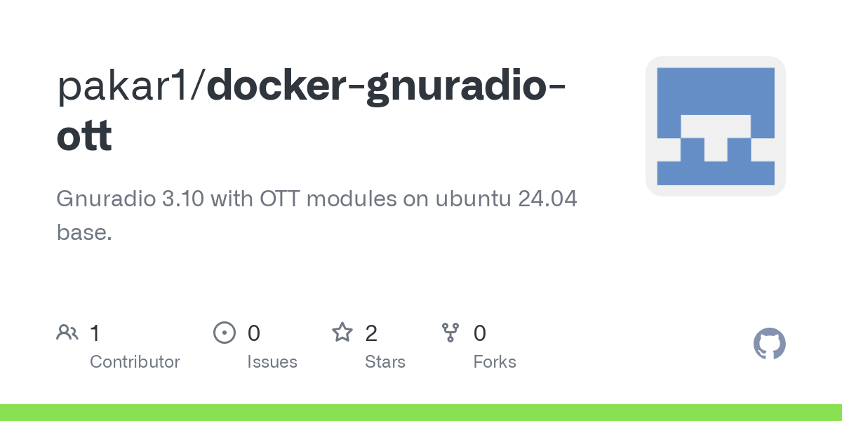 docker gnuradio ott