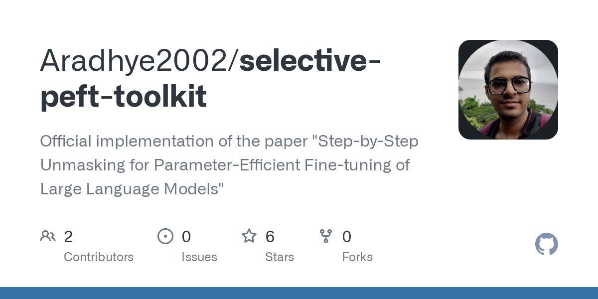 selective peft toolkit